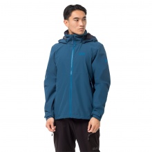 Jack Wolfskin Ganzjahresjacke Evandale (Hardshell, Kapuze, Regen- Wetterschutz) cobaltblau Herren